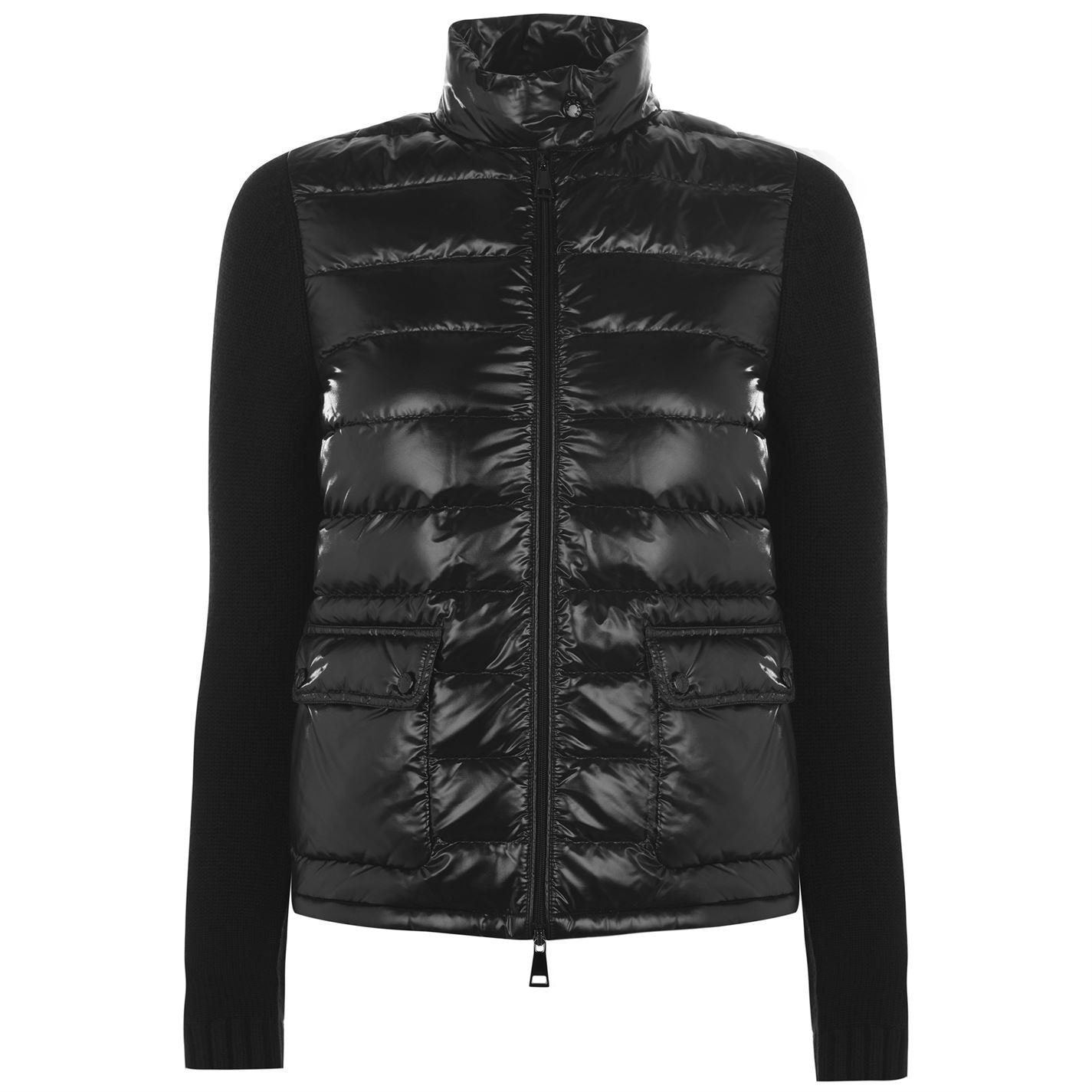 moncler Padded Tricot Jacket BLACK – high quality cheap moncler jackets