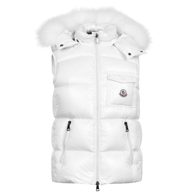 moncler Balabio Gilet White – high quality cheap moncler jackets